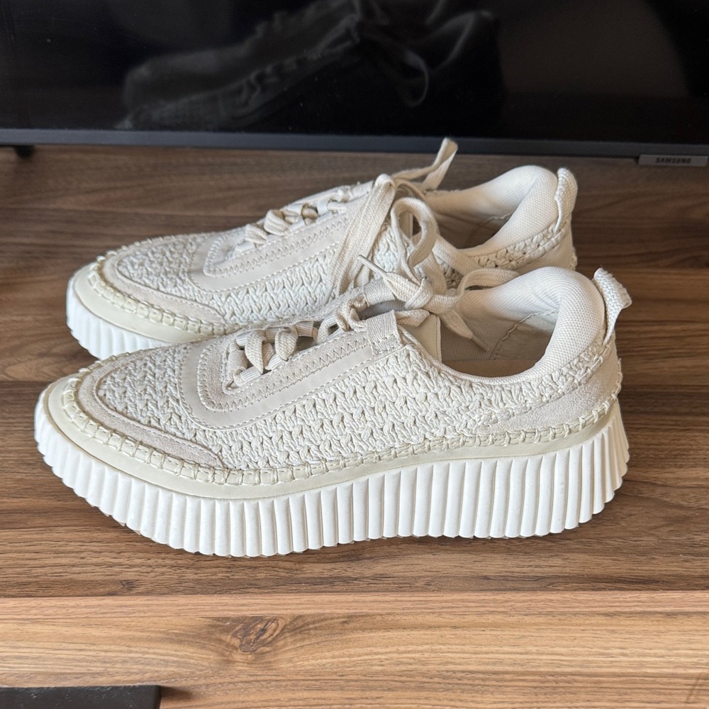 Dolce Vita Cream Athletic Shoes